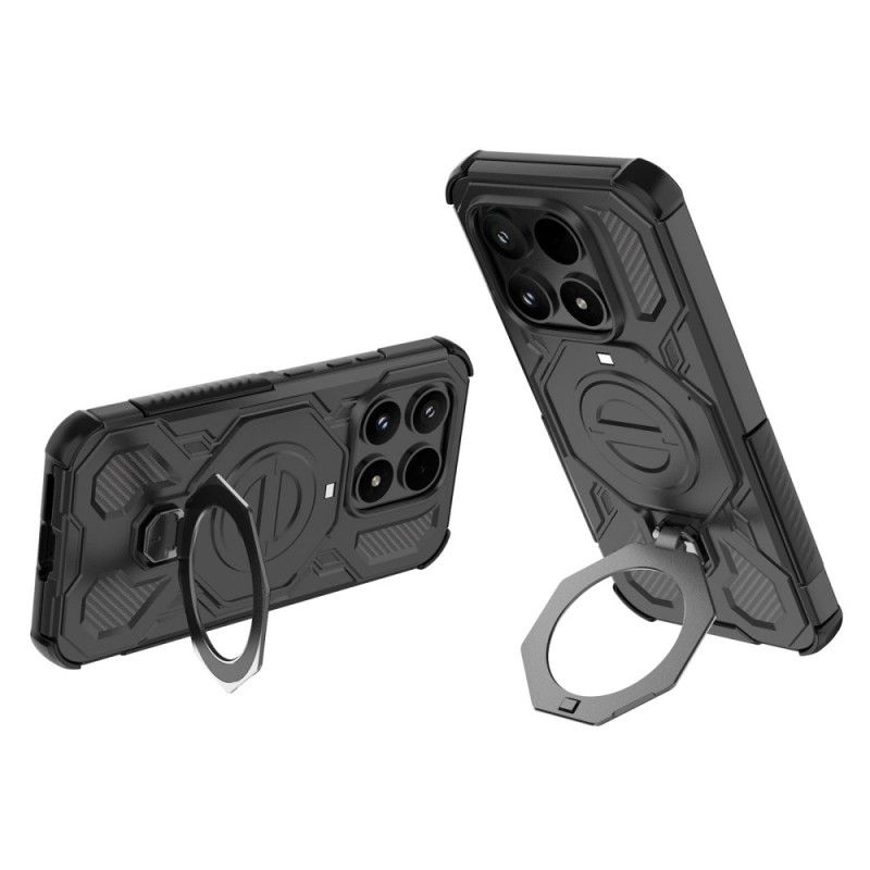 Cover Xiaomi 17 Telefon Etui Magnetisk Og Roterende Metalstativ