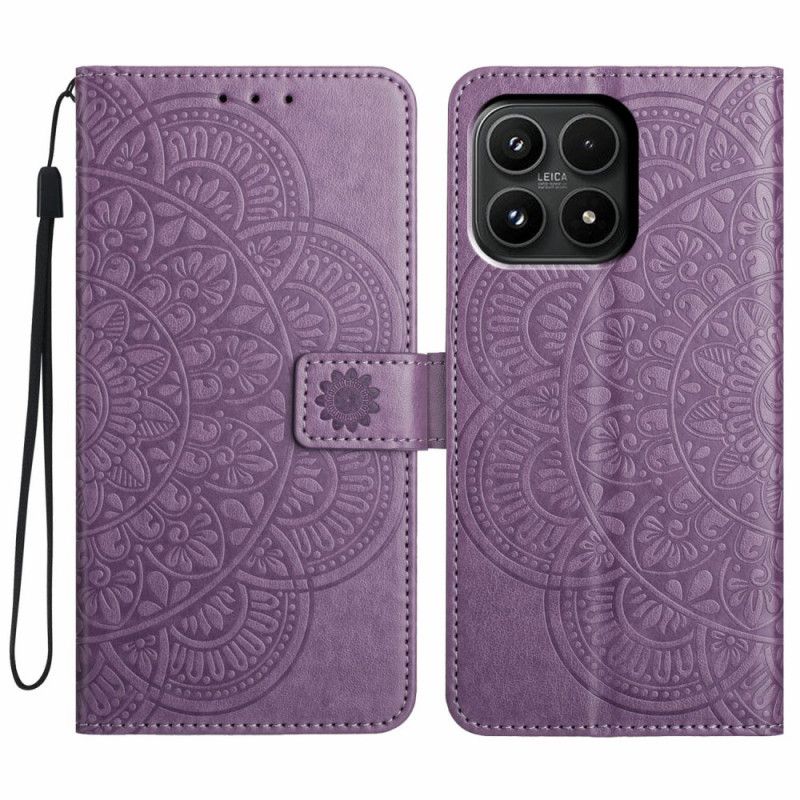 Flip Cover Til Xiaomi 17 Mandala-gravering