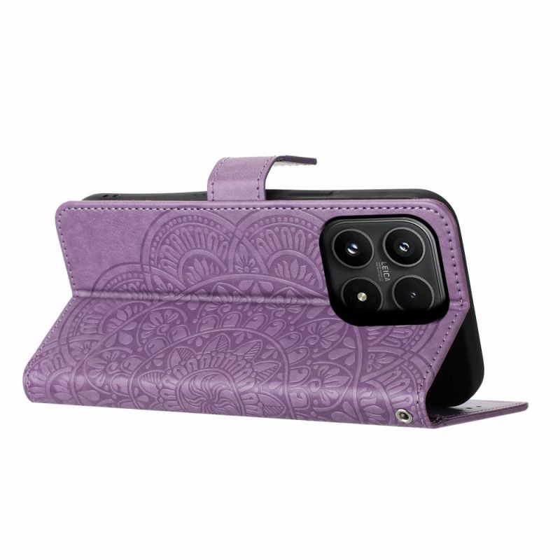 Flip Cover Til Xiaomi 17 Mandala-gravering