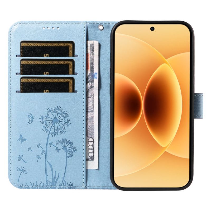 Flip Cover Til Xiaomi 17 Rem I Mælkebøttedesign