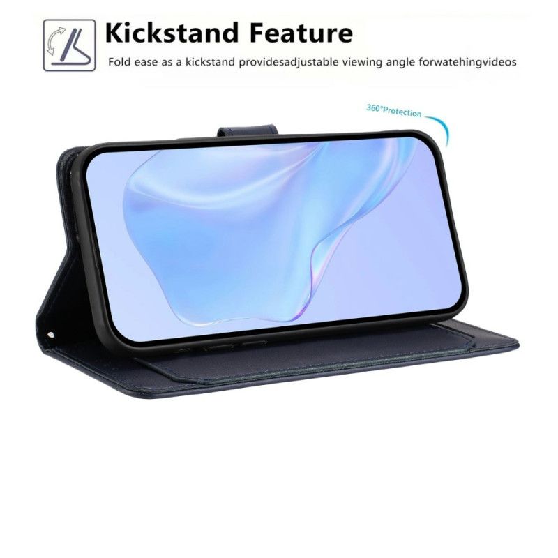 Flip Cover Til Xiaomi 17 Ren Linjestil