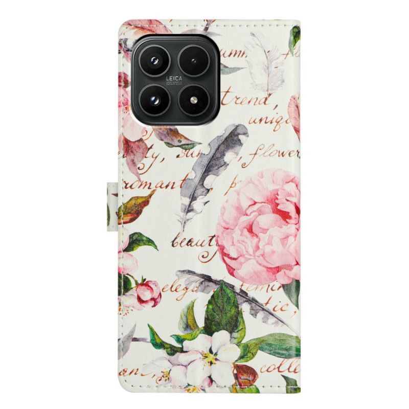 Flip Cover Xiaomi 17 Blomsterdigt