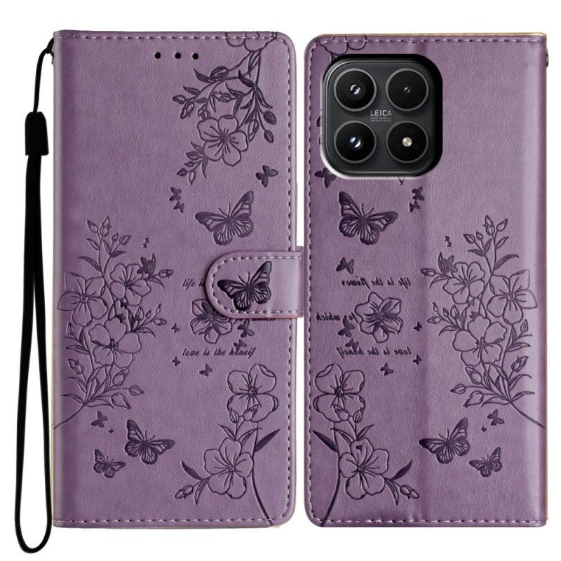 Flip Cover Xiaomi 17 Blomsterprint