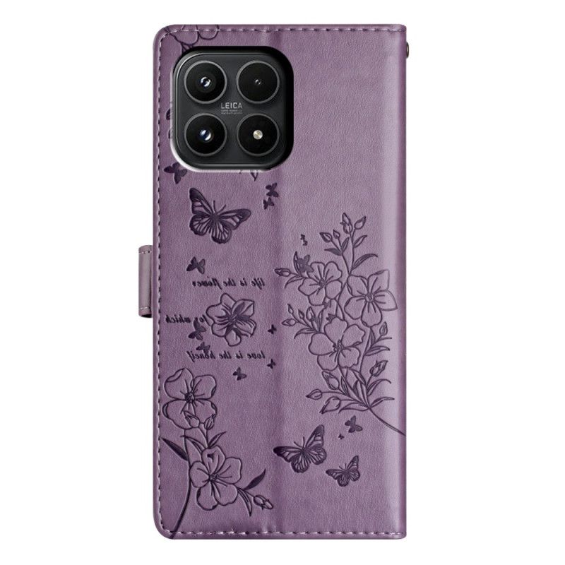 Flip Cover Xiaomi 17 Blomsterprint