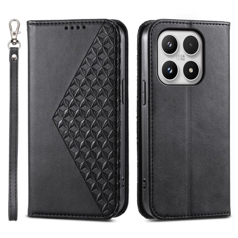 Flip Cover Xiaomi 17 Diamantprintet Kant