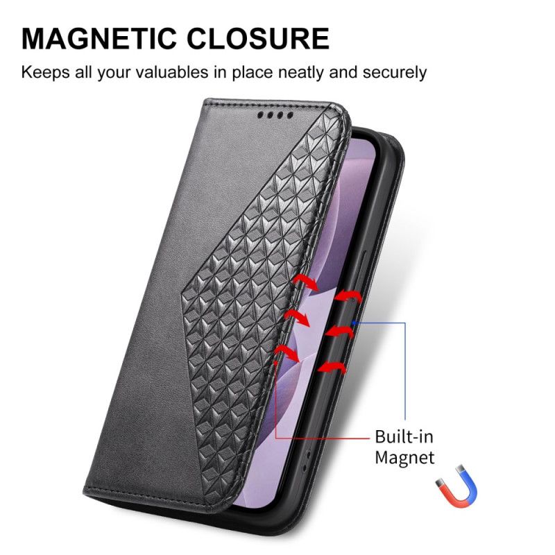 Flip Cover Xiaomi 17 Diamantprintet Kant