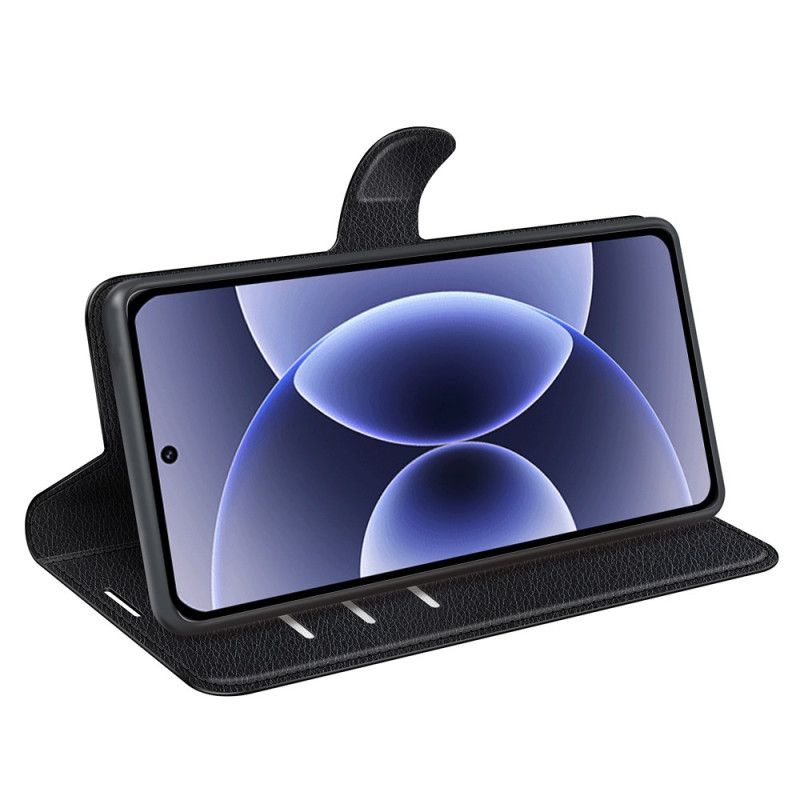 Flip Cover Xiaomi 17 Klassisk Litchi-kunstlæder