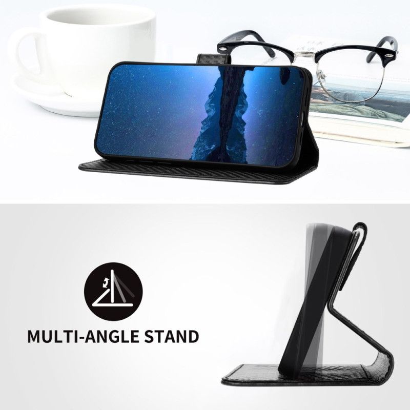 Flip Cover Xiaomi 17 Kulfibertekstur