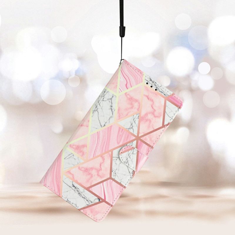 Flip Cover Xiaomi 17 Lyserød Marmor