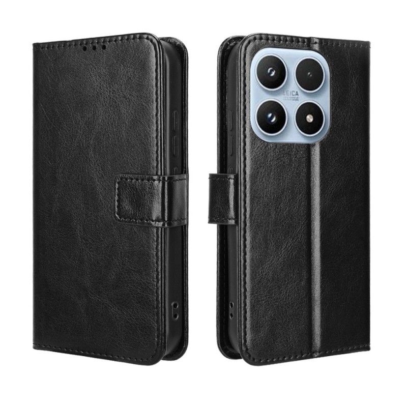 Flip Cover Xiaomi 17 Prangende Imiteret Læder Læder