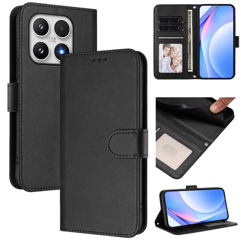 Flip Cover Xiaomi 17 Rfid-beskyttelse Lædereffekt