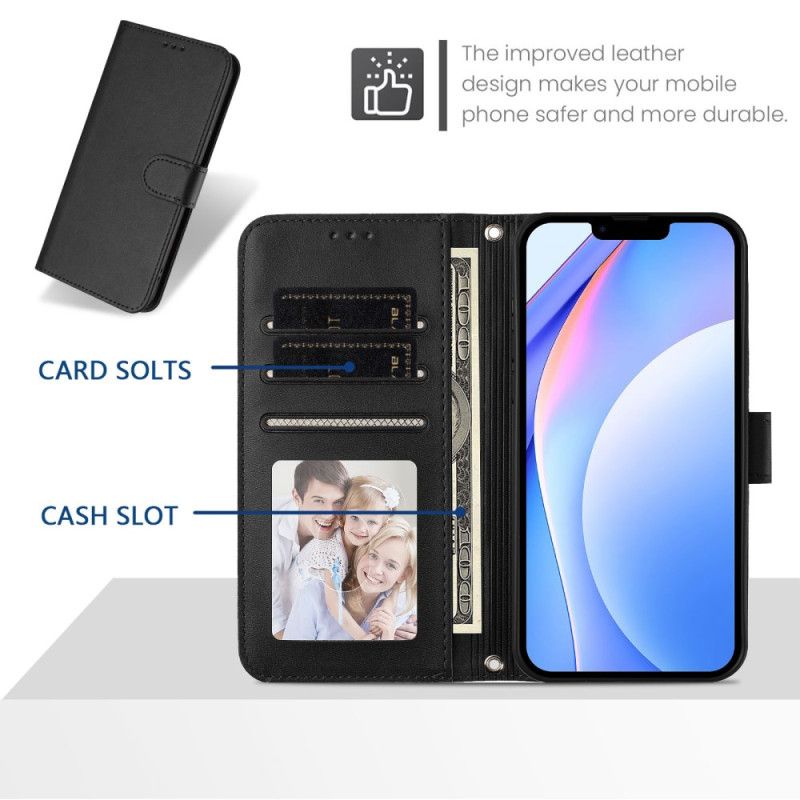 Flip Cover Xiaomi 17 Rfid-beskyttelse Lædereffekt