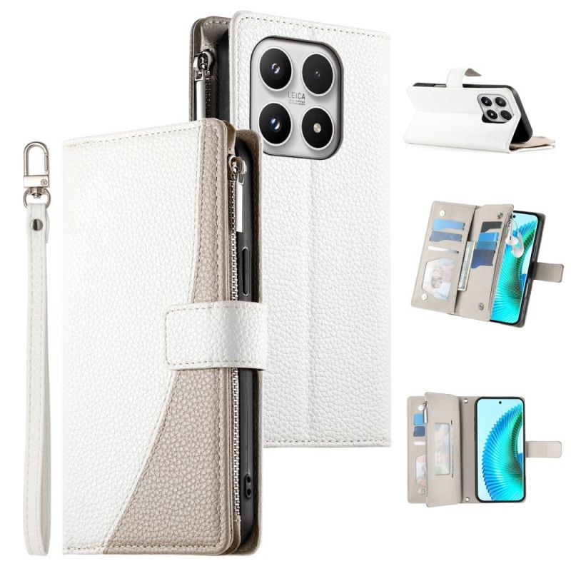 Flip Cover Xiaomi 17 Tofarvet Med Stropper