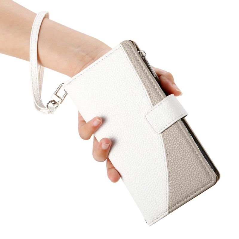 Flip Cover Xiaomi 17 Tofarvet Med Stropper