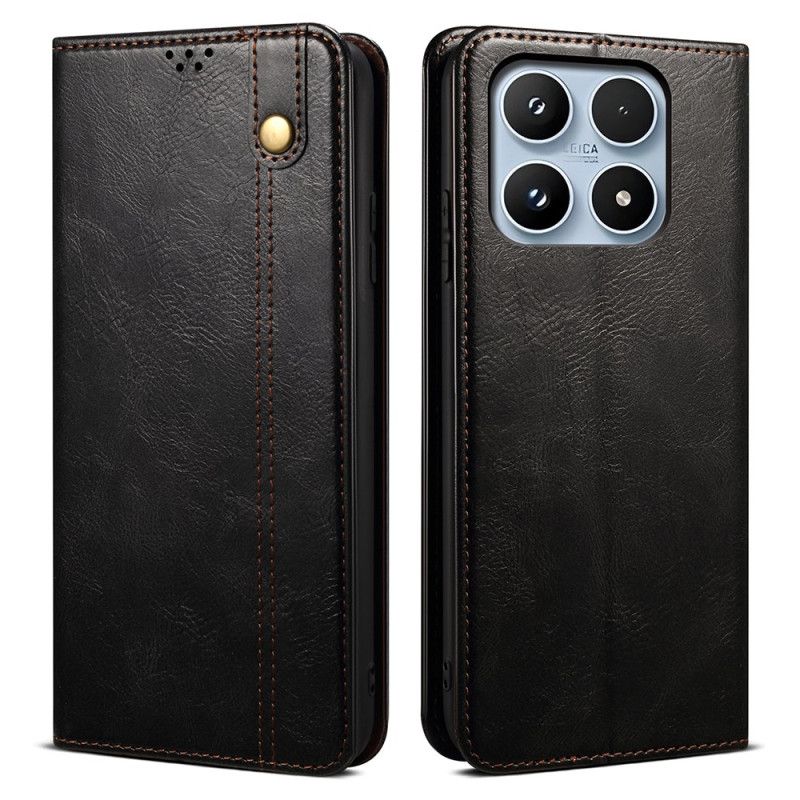 Flip Cover Xiaomi 17 Vokset Imiteret Læder