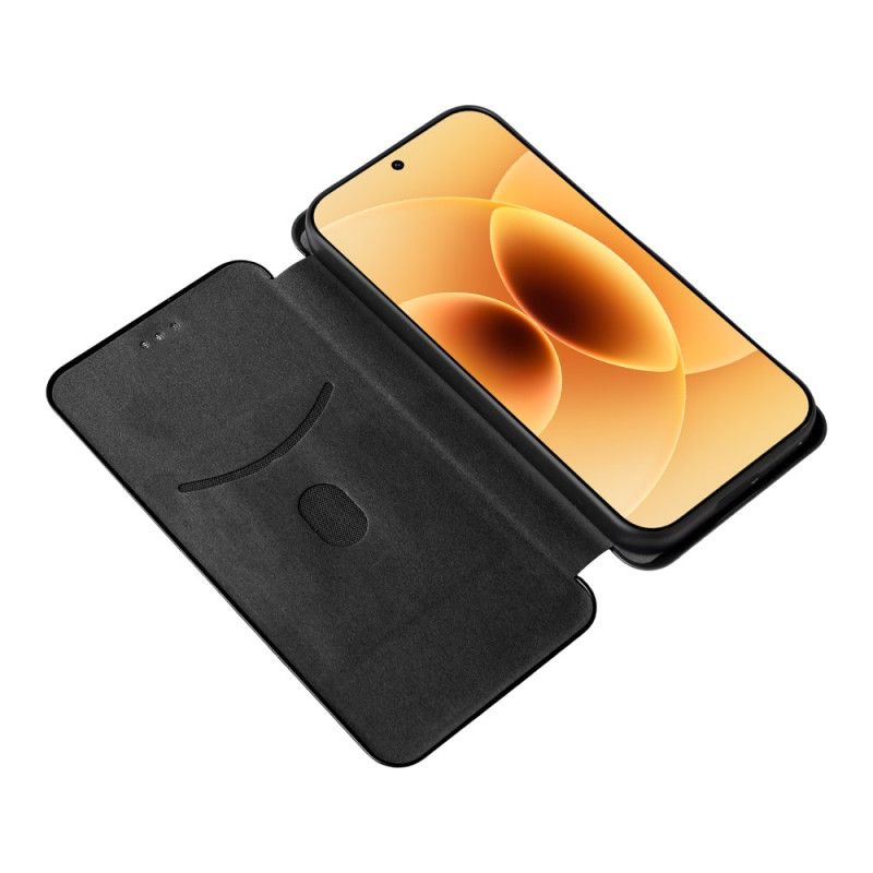 Læder Cover Xiaomi 17 Kulfibertekstur