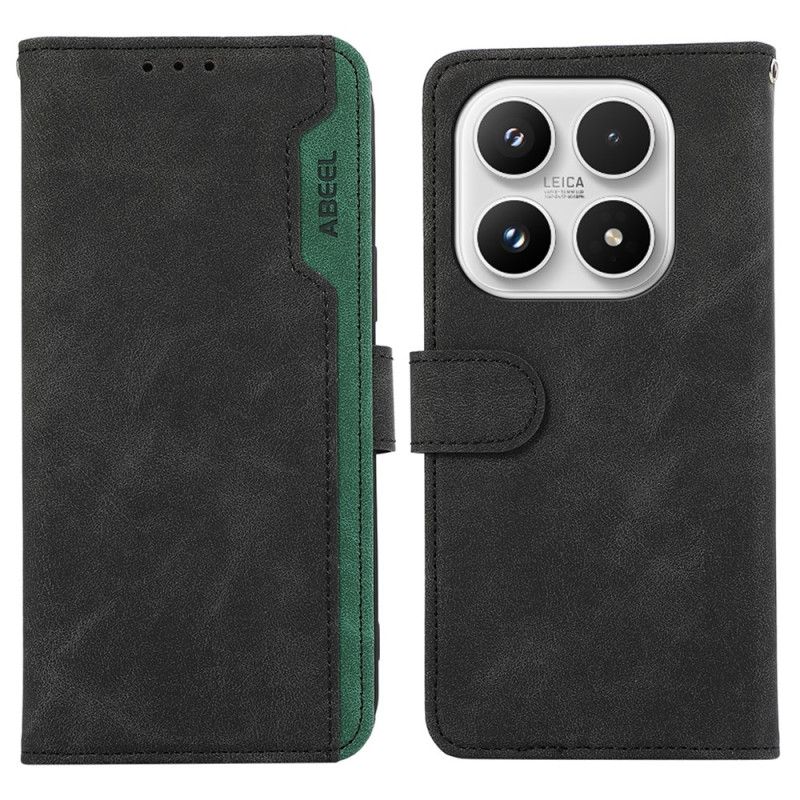 Læder Cover Xiaomi 17 Telefon Etui Abeel Tofarvet