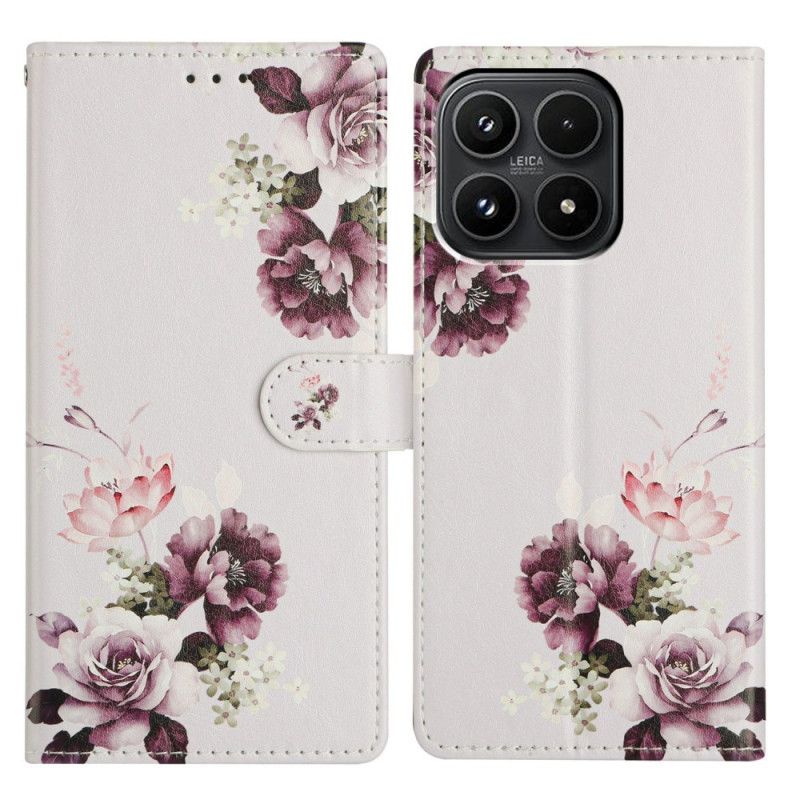 Læder Cover Xiaomi 17 Telefon Etui Floralie