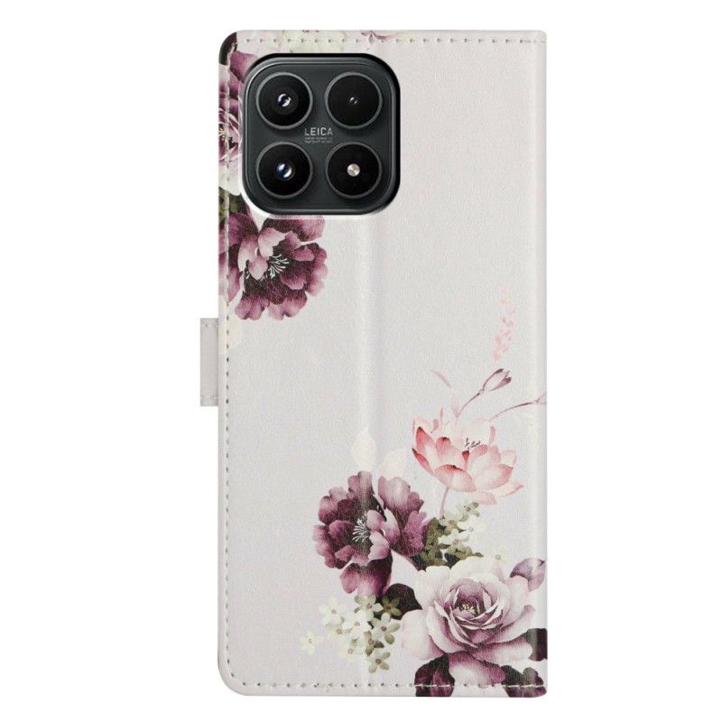 Læder Cover Xiaomi 17 Telefon Etui Floralie