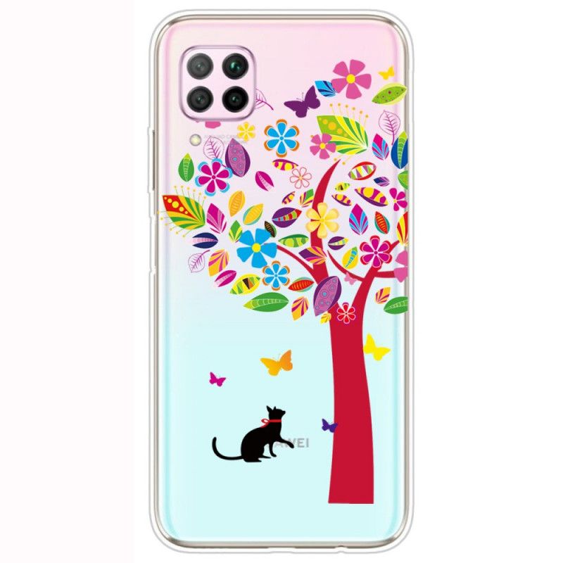 Cover for Huawei P40 Lite Kat Under Træet