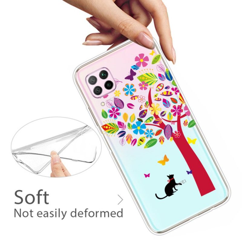 Cover for Huawei P40 Lite Kat Under Træet