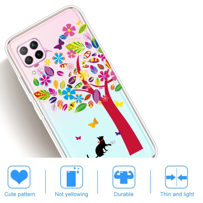 Cover for Huawei P40 Lite Kat Under Træet