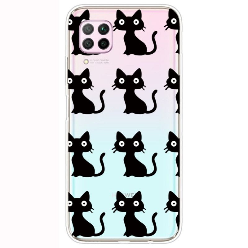 Cover Huawei P40 Lite Flere Sorte Katte Beskyttelse