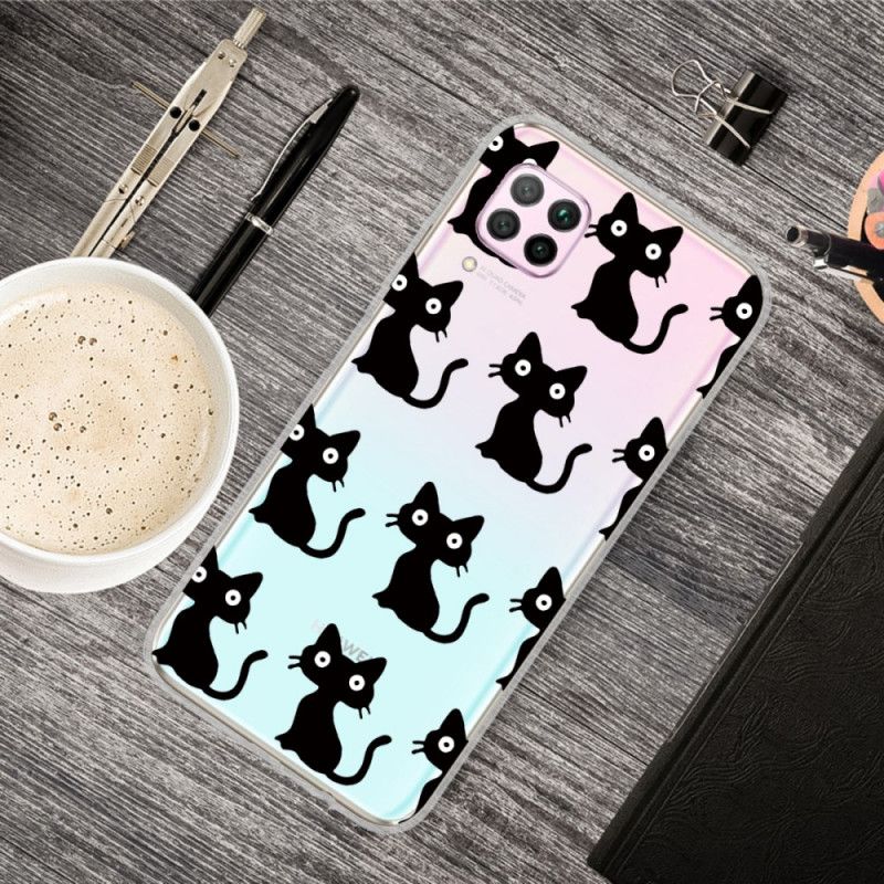 Cover Huawei P40 Lite Flere Sorte Katte Beskyttelse