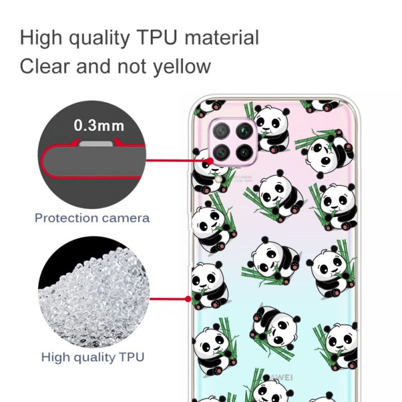 Cover Huawei P40 Lite Små Pandaer