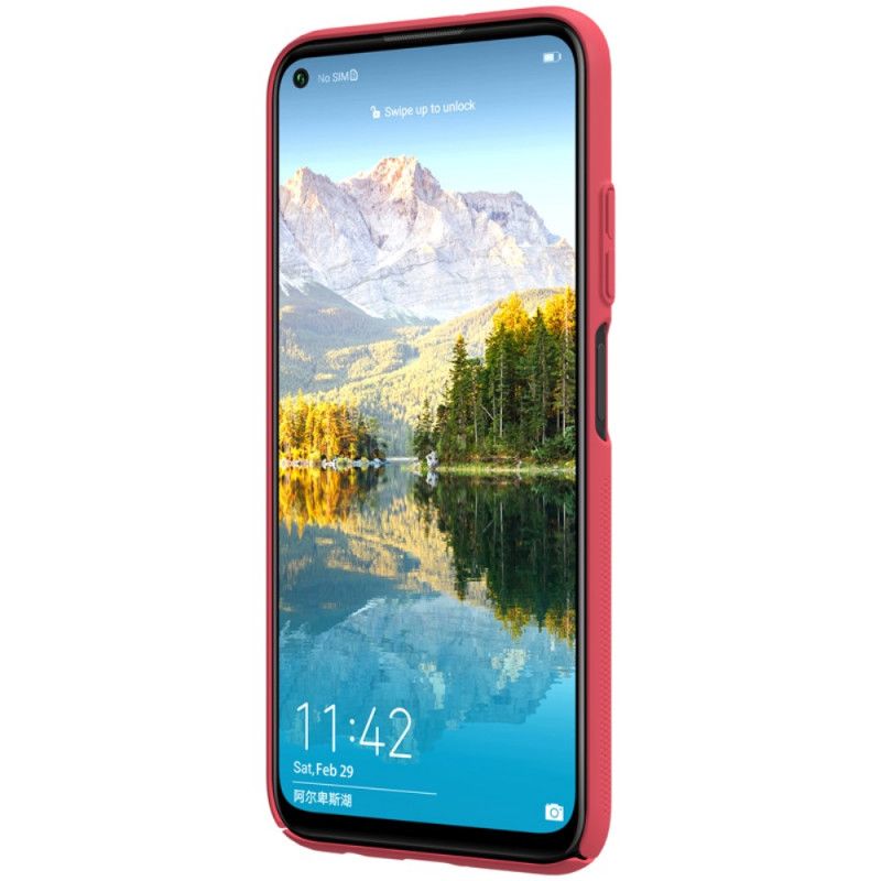 Cover Huawei P40 Lite Sort Mobilcover Stiv Frostet Nillkin