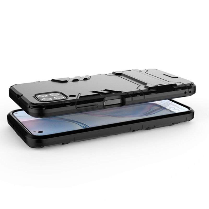 Cover Huawei P40 Lite Sort Ultrabestandig Tunge