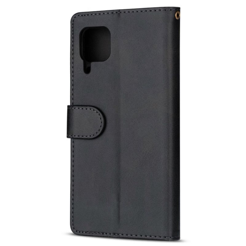 Flip Cover Huawei P40 Lite Sort Møntpung Med Rem