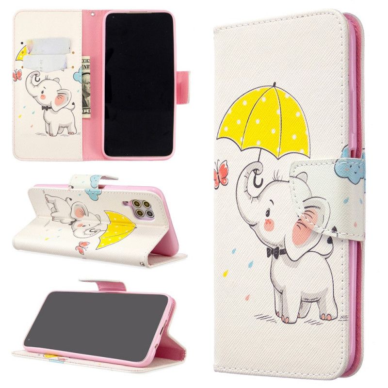 Flip Cover Læder Huawei P40 Lite Elefant Original