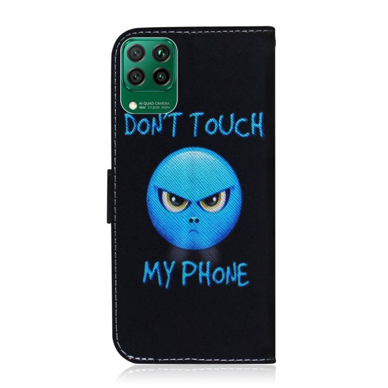 Flip Cover Læder Huawei P40 Lite Emoji-Telefon