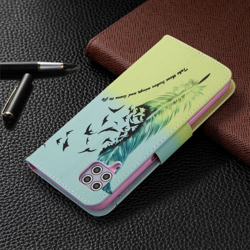 Flip Cover Læder Huawei P40 Lite Lær At Flyve