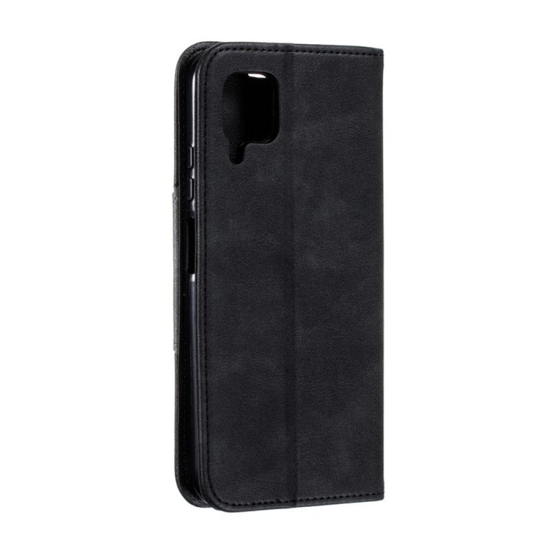 Læder Cover for Huawei P40 Lite Rød Bølgelæderstil