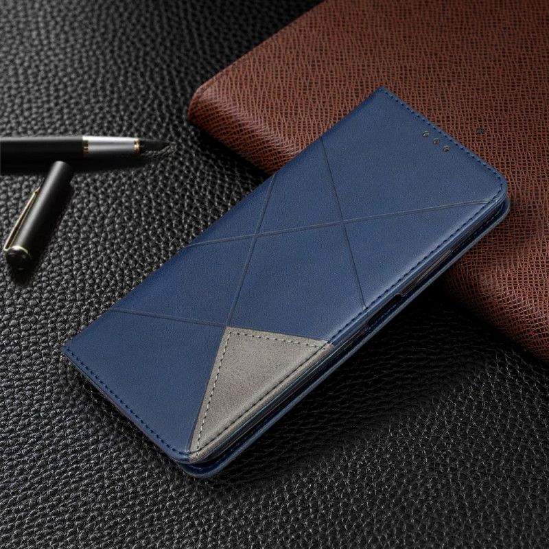 Læder Cover Huawei P40 Lite Sort Kunstnerstil Original
