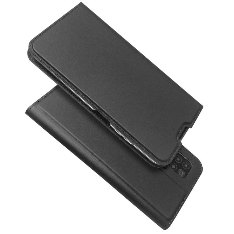Læder Cover Huawei P40 Lite Sort Magnetisk Lås