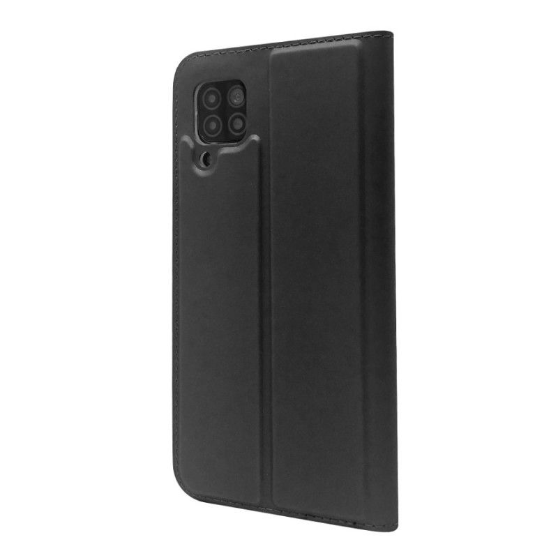 Læder Cover Huawei P40 Lite Sort Magnetisk Lås