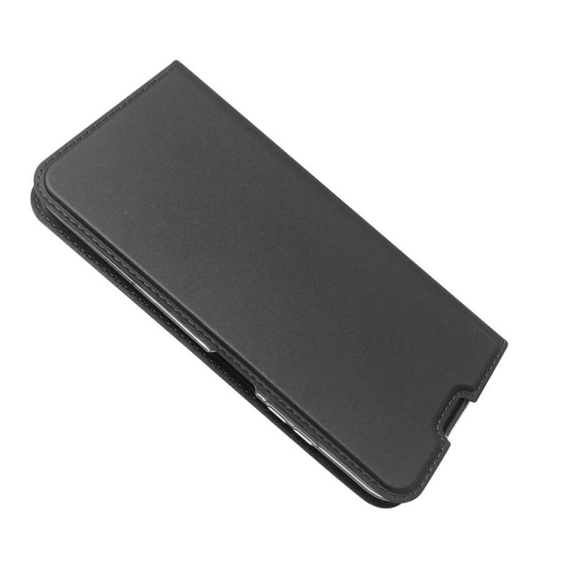 Læder Cover Huawei P40 Lite Sort Magnetisk Lås