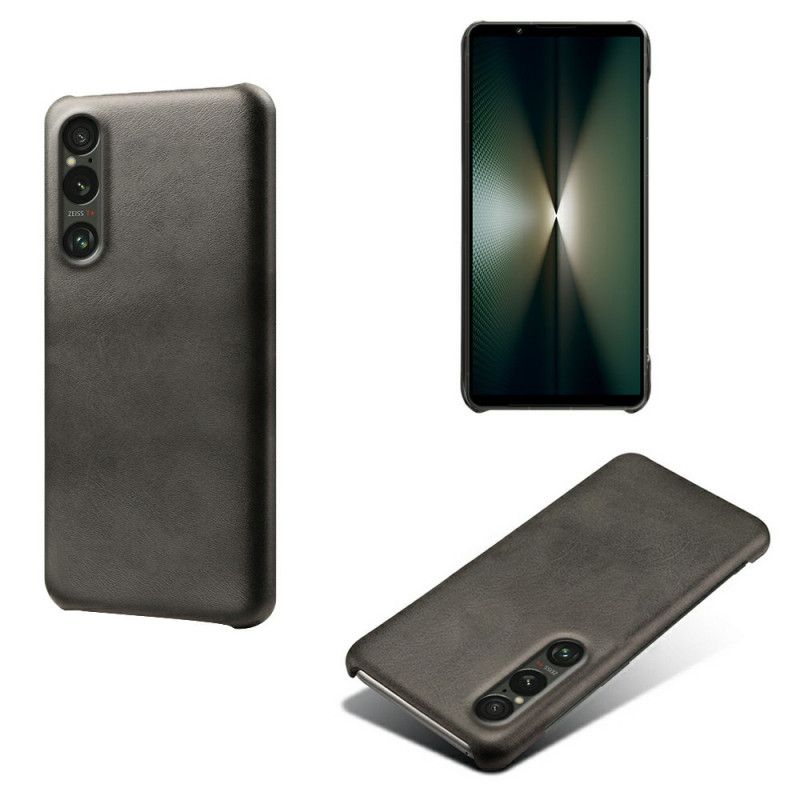 Cover Sony Xperia 1 Vii Telefon Etui Lædereffekt