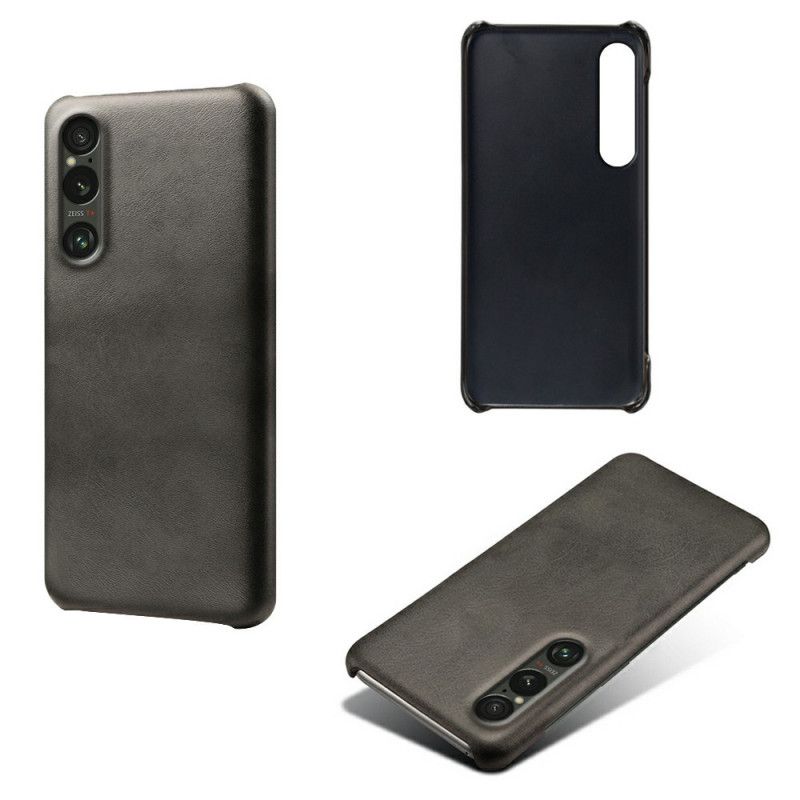 Cover Sony Xperia 1 Vii Telefon Etui Lædereffekt