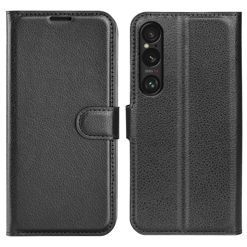 Flip Cover Sony Xperia 1 Vii Klassisk Kunstlæder