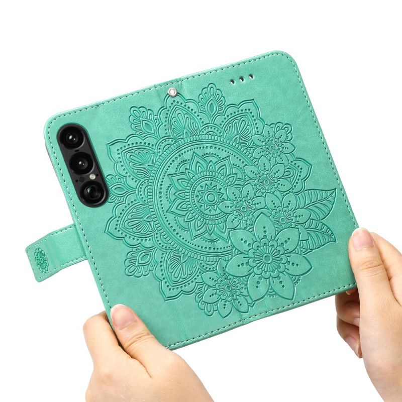 Flip Cover Sony Xperia 1 Vii Mandala-tryk