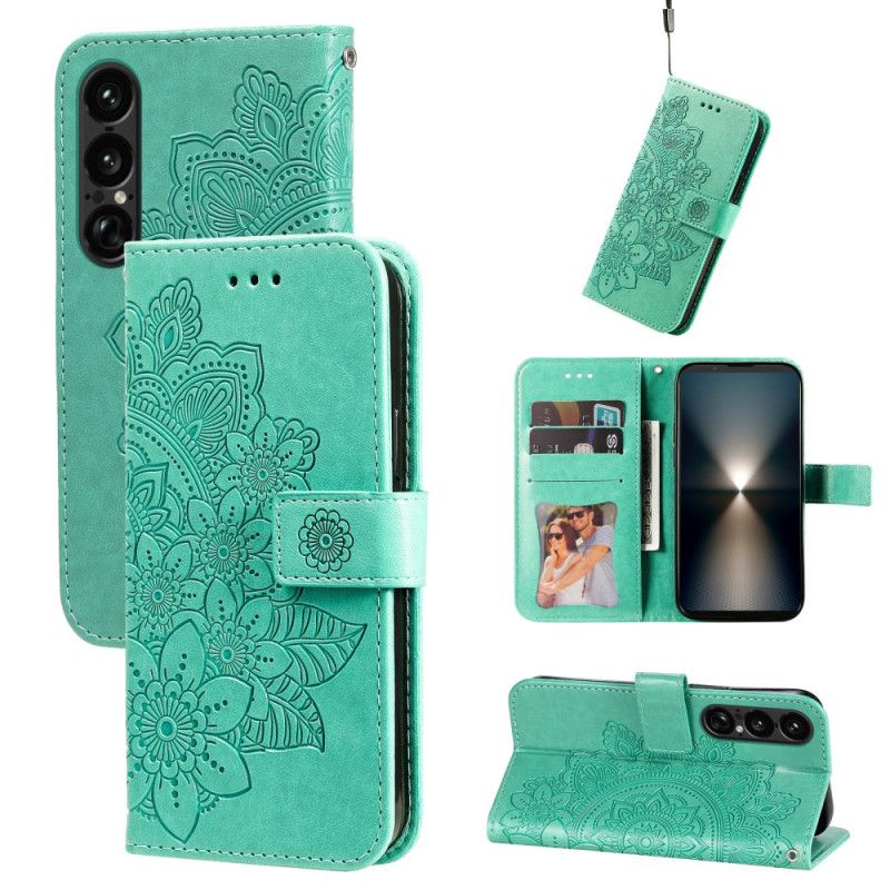 Flip Cover Sony Xperia 1 Vii Mandala-tryk