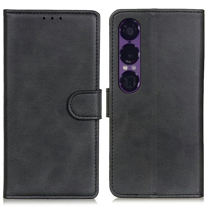 Flip Cover Sony Xperia 1 Vii Mat Kunstlæder