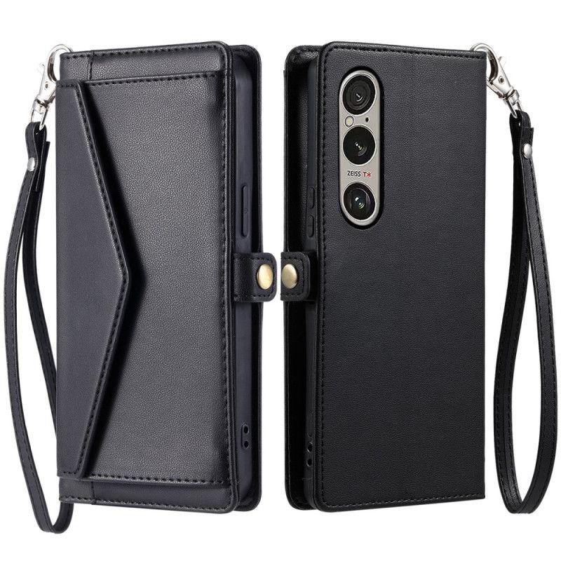 Flip Cover Sony Xperia 1 Vii Pung Og Rem