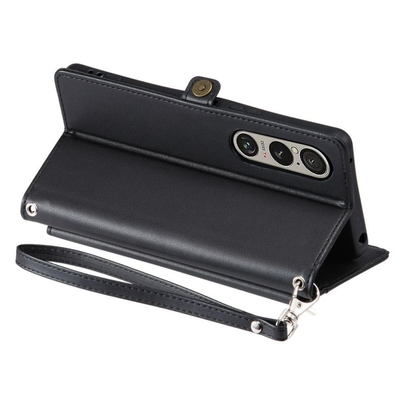 Flip Cover Sony Xperia 1 Vii Pung Og Rem