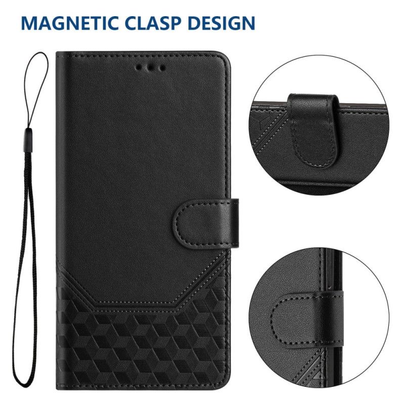 Flip Cover Sony Xperia 1 Vii Rfid-beskyttelse Bikagemønster