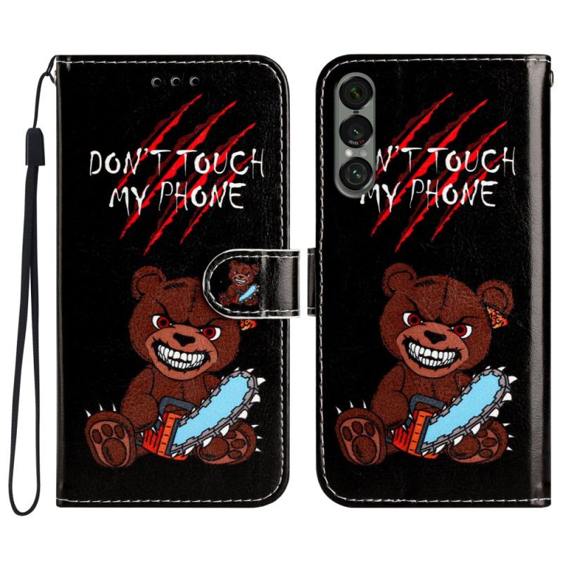 Flip Cover Sony Xperia 1 Vii Rør Ikke Min Telefonbjørn